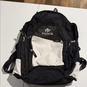 Black and White Baseball Bag